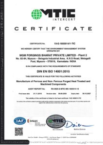 ISO 14001 - P2 30.10.2027